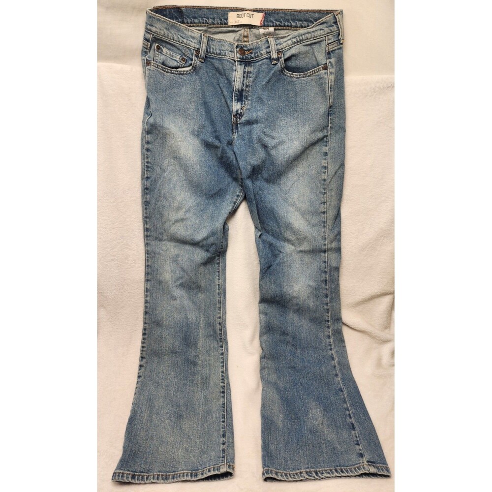 Levis 515 Boot Cut Jeans Womens Blue Denim size 14 Long 2007